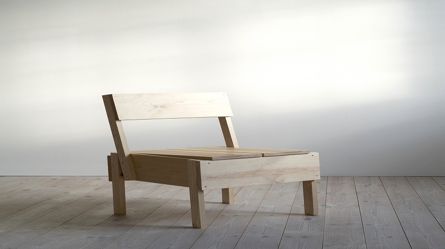 Hammare och spik - bygg dina möbler med inspiration av Enzo Mari